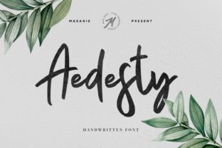 Aedesty: The Perfect Handwritten Font for Editorial Design