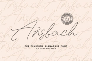 Ansbach: A Light and Casual Handwritten Font for Elegant Branding