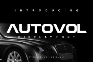 Autovol: The Daring Sans Serif Font for Modern Branding