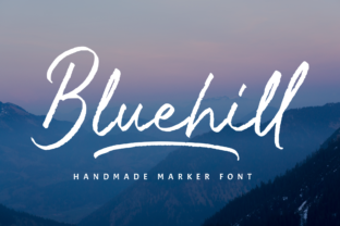 Bluehill: A Sophisticated Handwritten Font for Web Design