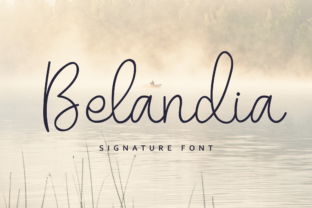 Discover the Elegance of Belandia: A Handwritten Font