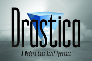 Drastica: A Modern Sans Serif Font for Crafters