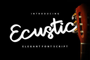 Ecustic: The Perfect Handwritten Font for Your Creative Projects