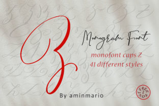 Elevate Your Brand with Monogram Z Monofont Caps Z