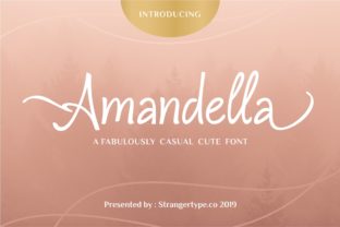 Enhance Your Brand with Amandella: The Perfect Script Handwritten Font