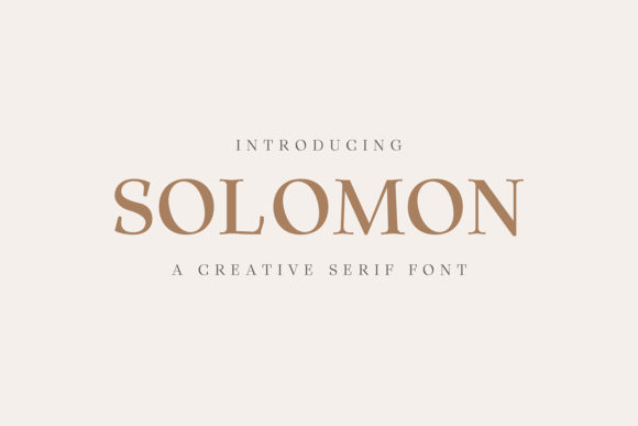 Enhance Your Web Design with Solomon Family Font
