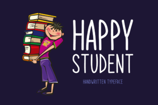 Happy Student: A Charming Handwritten Font for Business