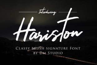 Hariston: A Charming Handwritten Font for Business