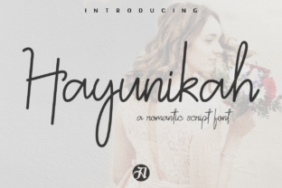 Hayunikah: A Romantic Script Font for Elegant Web Design