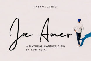 Joe Amer: A Modern Handwritten Font for Editorial Elegance