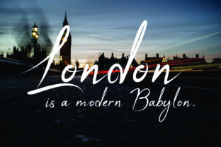 London Road: A Charming Handwritten Font for Makers