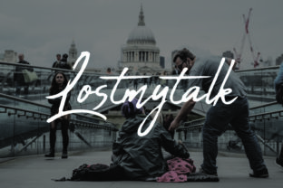 Lostmytalk: A Charming Script Handwritten Font for Designers