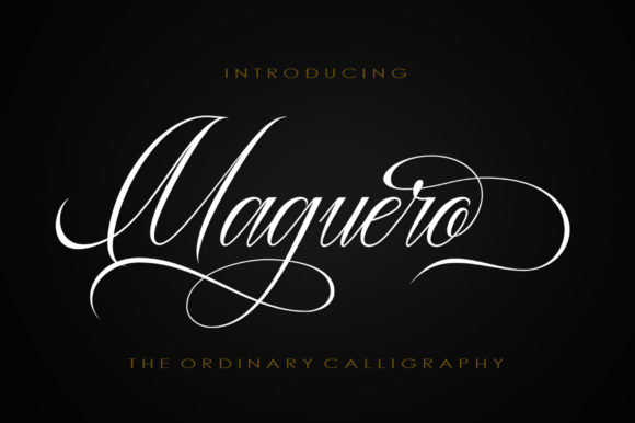 Maguero Script: Elevate Your Brand with a Modern Handwritten Font