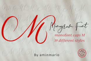 Monogram M Monofont Caps M: Perfect for Elegant Branding