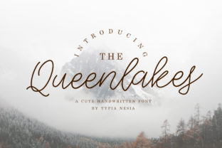 The Queenlakes: A Bold and Romantic Handwritten Font