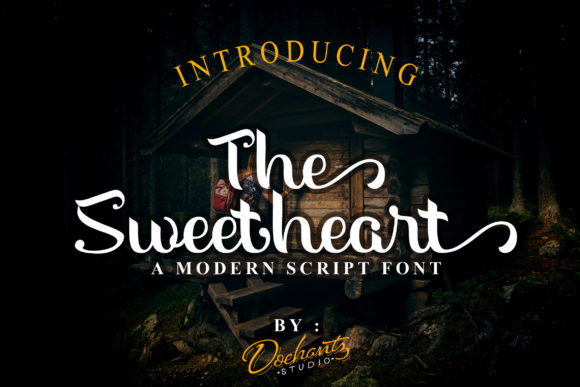 The Sweetheart: A Modern Script Font for Elegant Design