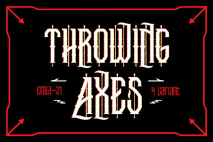 Throwing Axes: A Bold Blackletter Font for Cutting-Edge Design