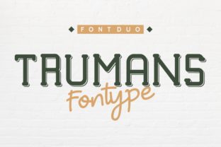 Trumans Duo: A Bold and Fun Font for Editorial Design