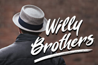 Willy Brothers: A Spontaneous Script Font for Editorial Design
